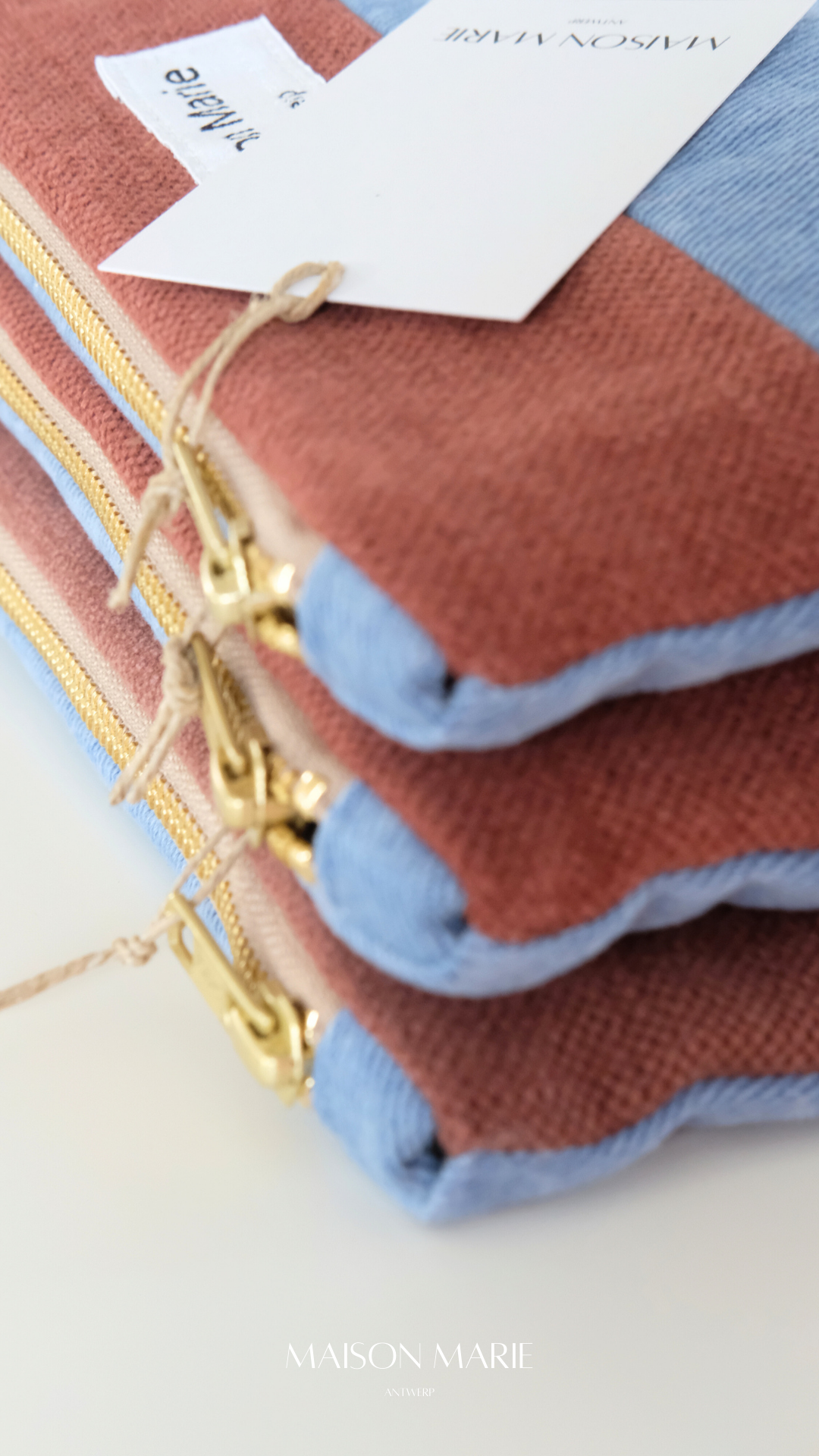 Pochette Limited Edition Denim - burgundy