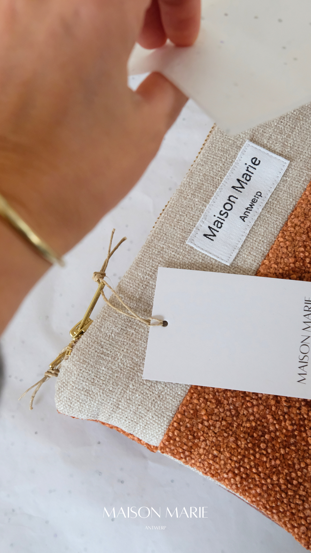 Pochette Limited Edition terracotta - beige