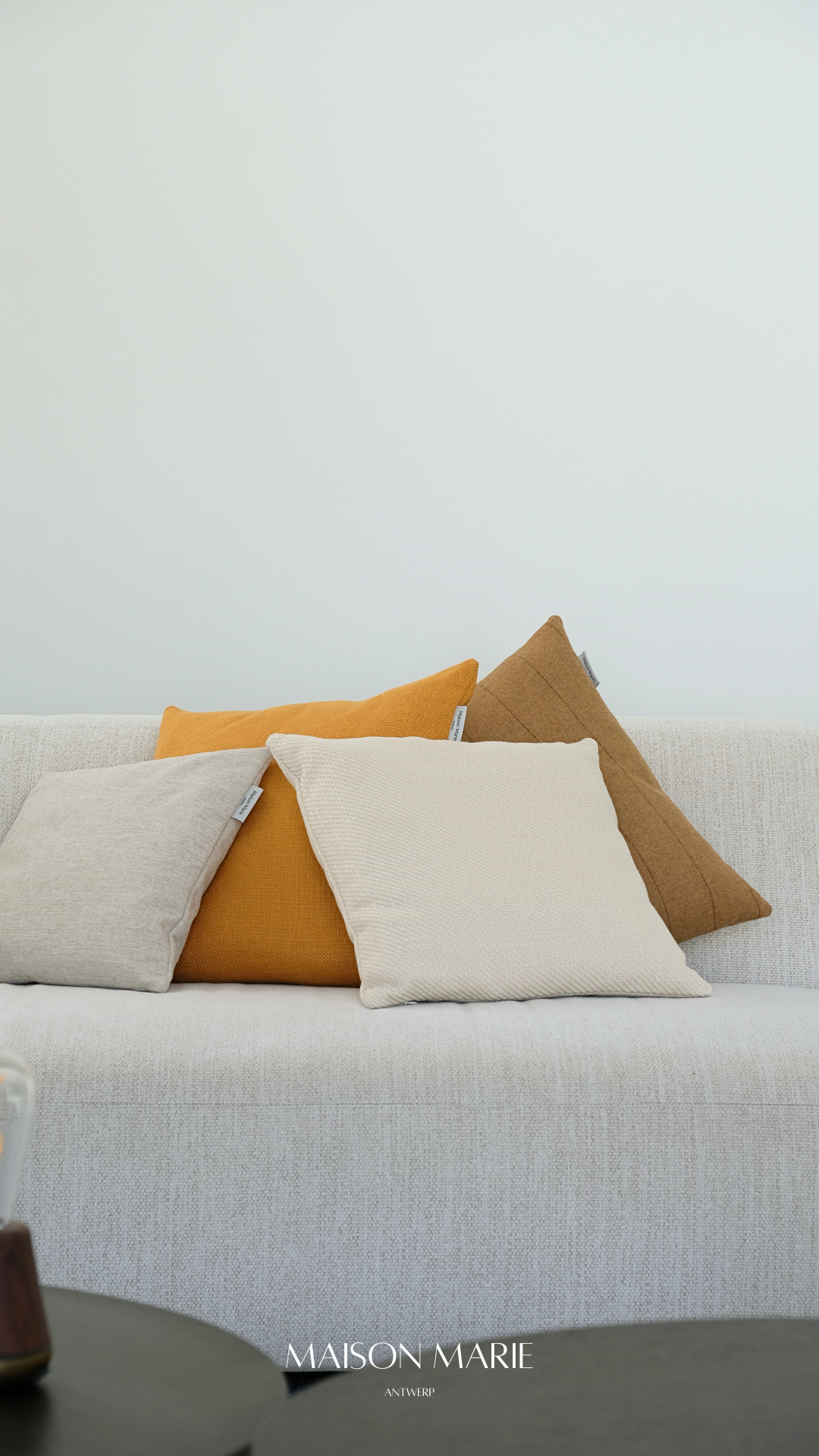 Kussenhoes Reversibel Catalao Wol Naturel 50 x 50cm