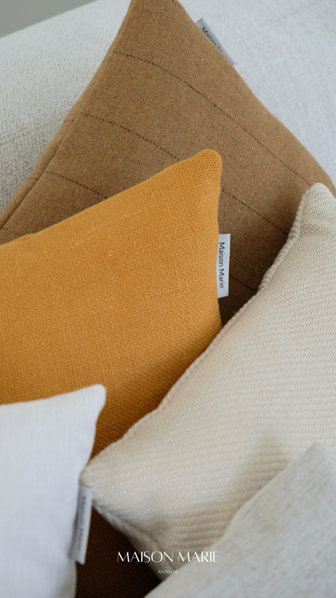 Kussenhoes Reversibel Catalao Wol Naturel 50 x 50cm