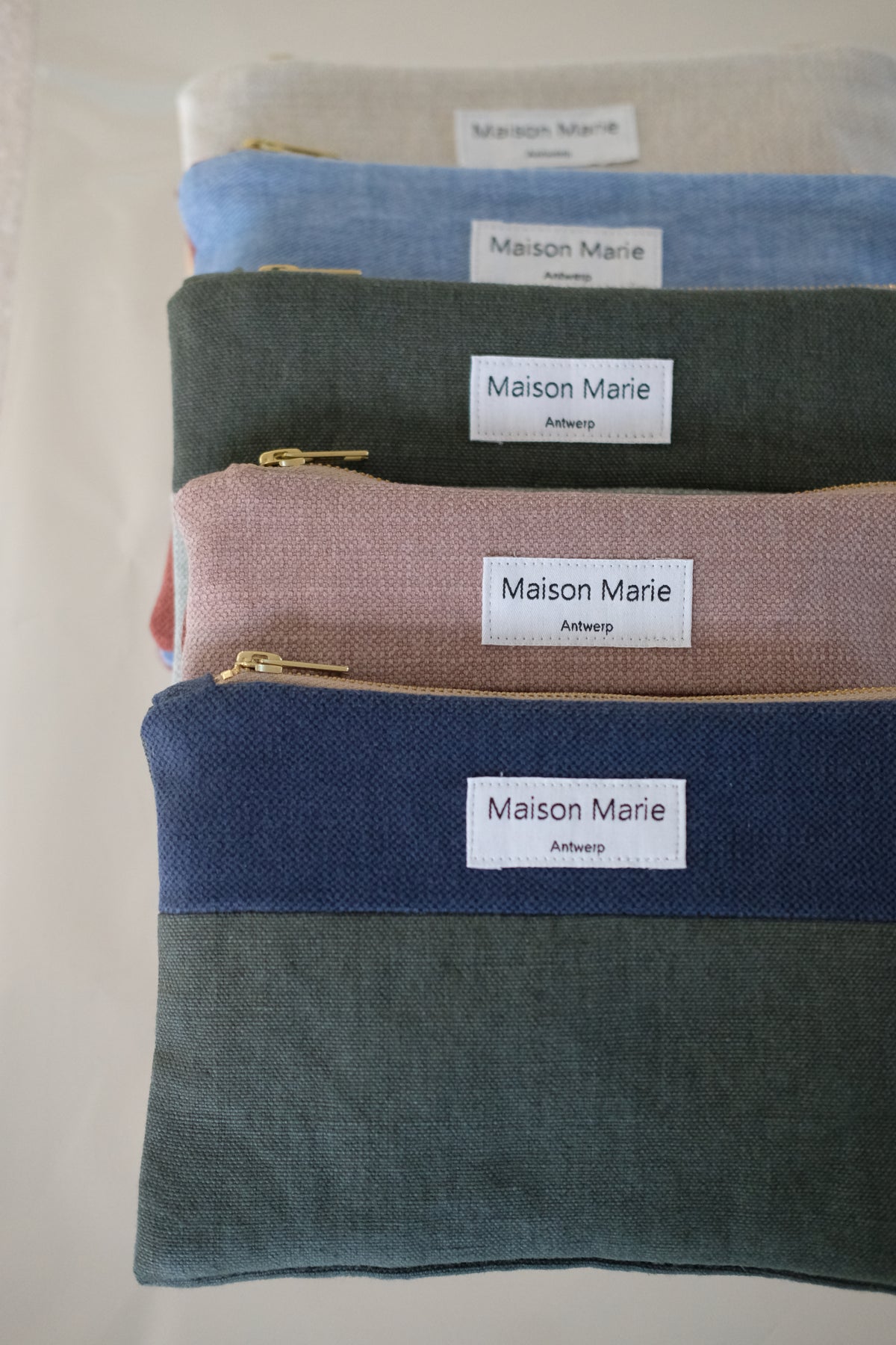 Pochette Limited Edition Marineblauw-Khaki